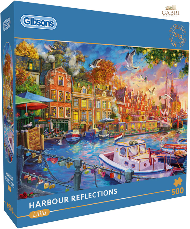 GIBSONS Puzzle Odrazy přístavu 500 dílků