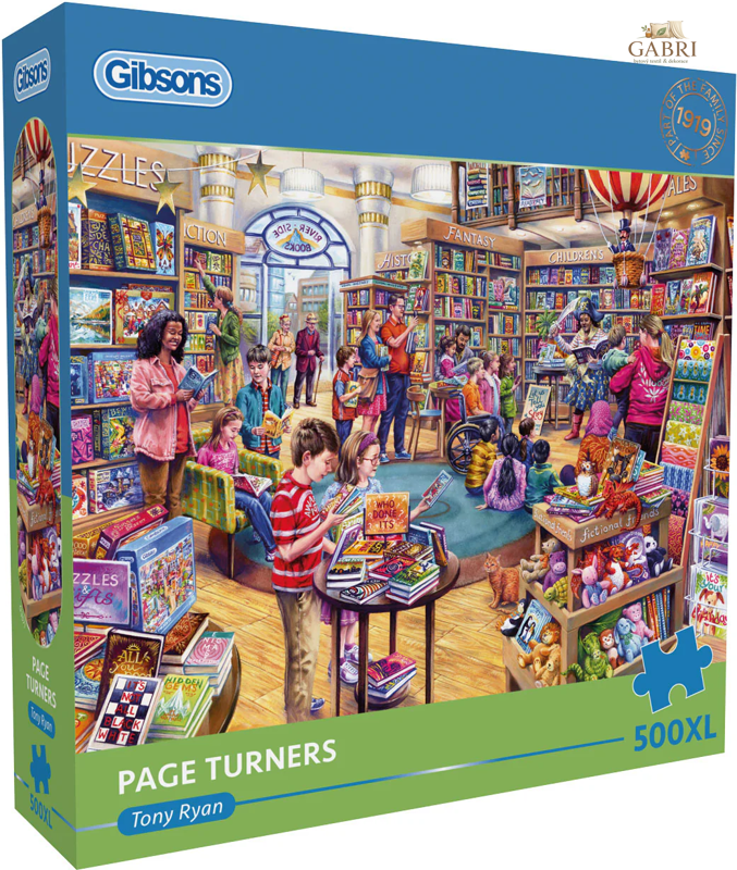 GIBSONS Puzzle Obraceči stránek XL 500 dílků