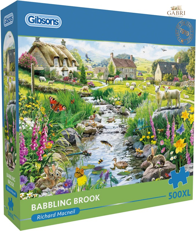 GIBSONS Puzzle Bublající potůček XL 500 dílků