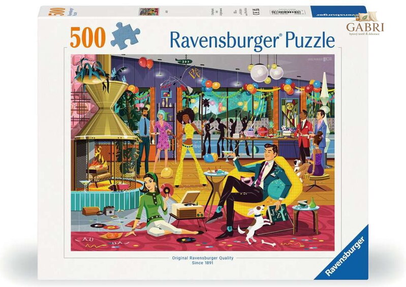 RAVENSBURGER Puzzle Jazzy! Čas na párty 500 dílků