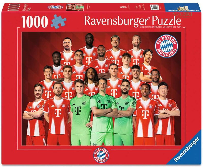 RAVENSBURGER Puzzle FC Bayern Mnichov 1000 dílků