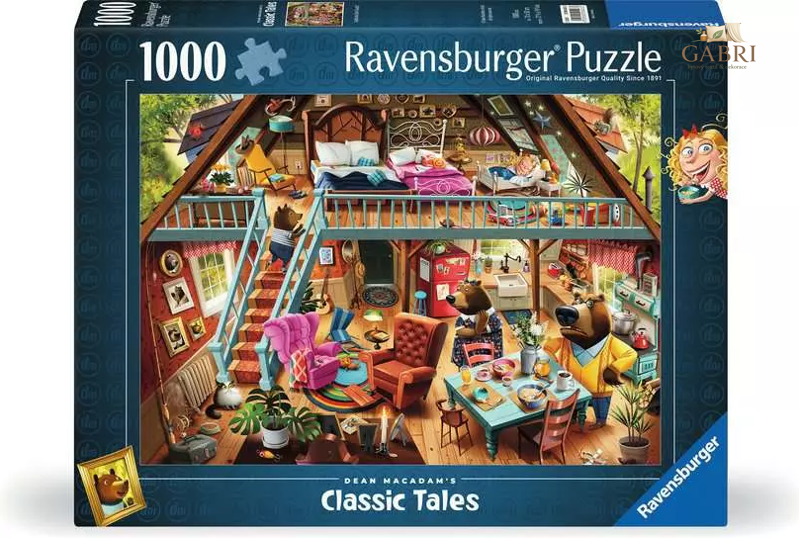 RAVENSBURGER Puzzle Přistižena! 1000 dílků