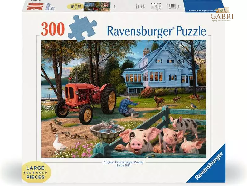 RAVENSBURGER Puzzle Život na venkově XXL 300 dílků