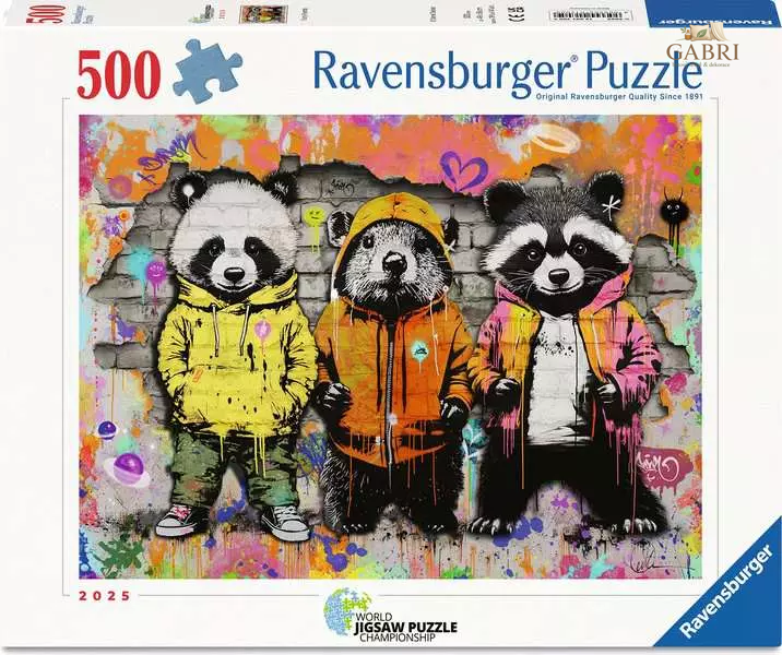RAVENSBURGER Puzzle Chlupáči 500 dílků