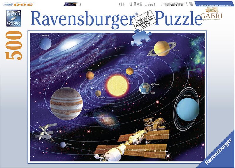 RAVENSBURGER Puzzle Sluneční soustava 500 dílků