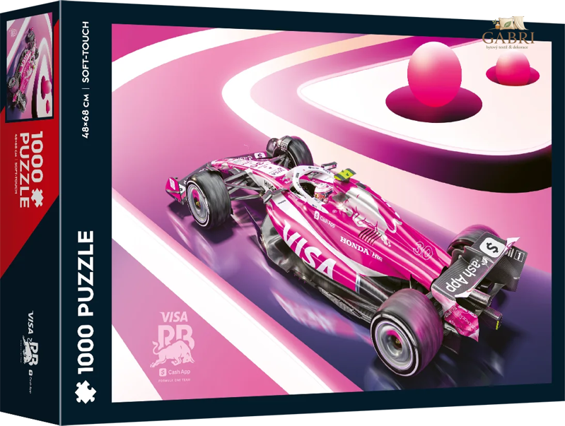 TREFL Puzzle Soft Touch: Automobilist: Visa Cash App Racing Bulls Miami Livery 1000 dílků