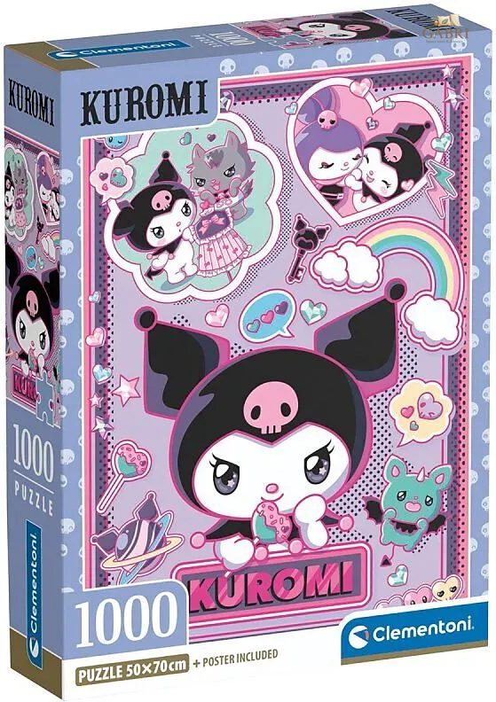 CLEMENTONI Puzzle Kuromi 1000 dílků