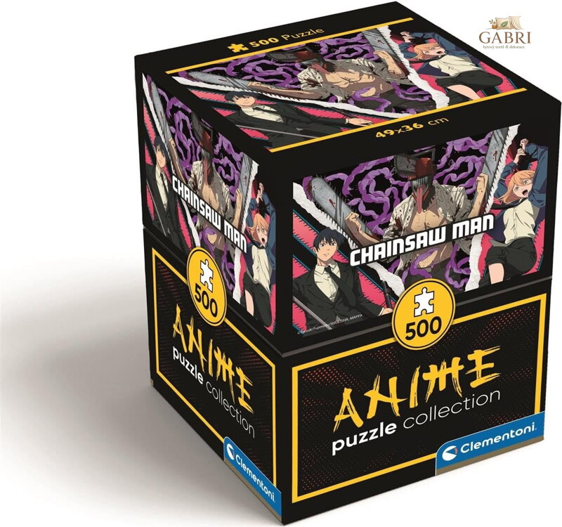 CLEMENTONI Puzzle Gaming Collection: Anime Chainsaw Man 500 dílků