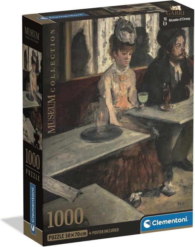 CLEMENTONI Puzzle Museum Collection: V kavárně 1000 dílků