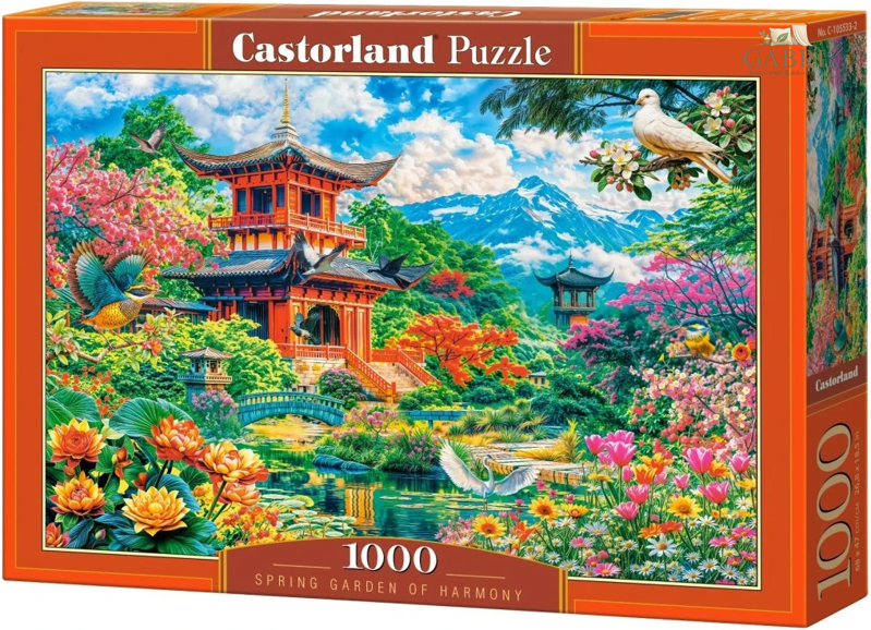 CASTORLAND Puzzle Jarní zahradní harmonie 1000 dílků