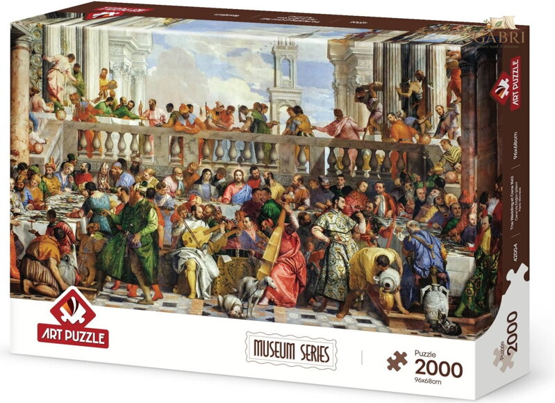 ART PUZZLE Puzzle Svatba v Káně 2000 dílků