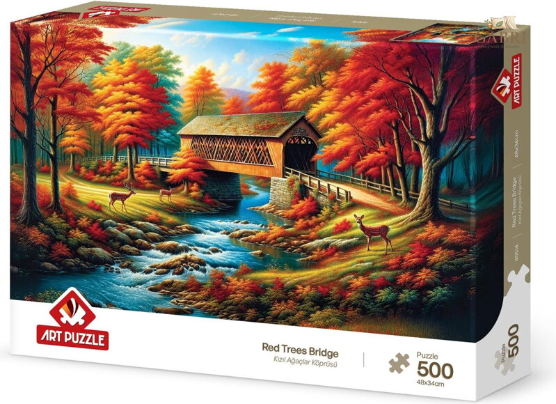 ART PUZZLE Puzzle Most lemovaný stromy 500 dílků