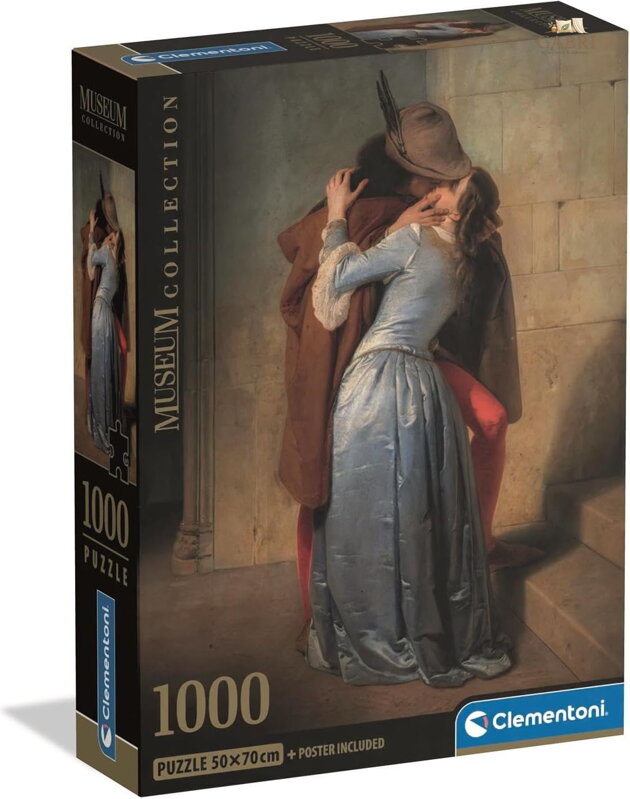 CLEMENTONI Puzzle Museum Collection: Polibek 1000 dílků
