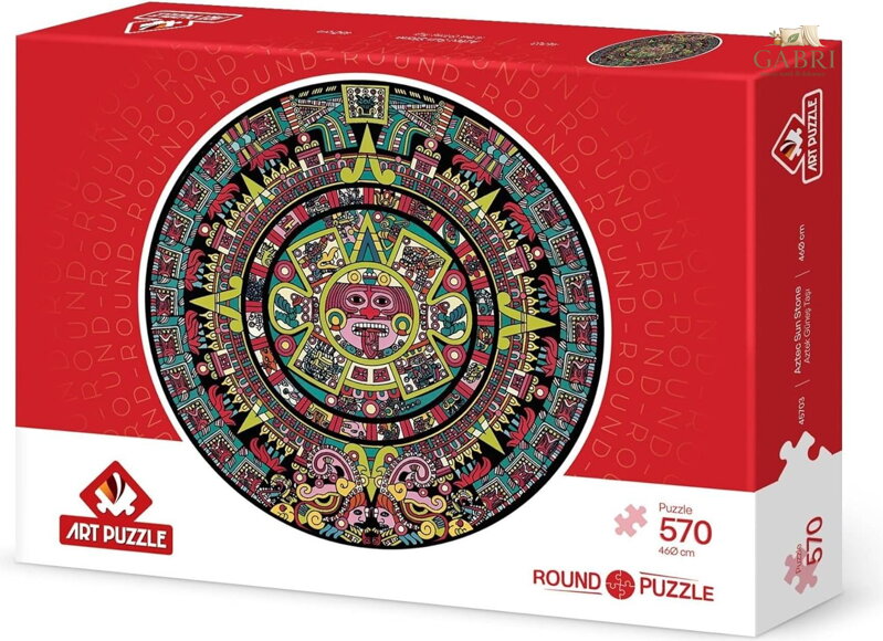 ART PUZZLE Puzzle Aztécký sluneční kámen 570 dílků