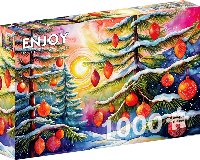 ENJOY Puzzle Vánoční východ slunce 1000 dílků