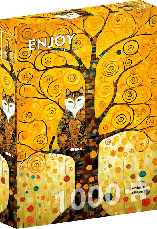 ENJOY Puzzle Kočka Gustava Klimta na stromě života 1000 dílků