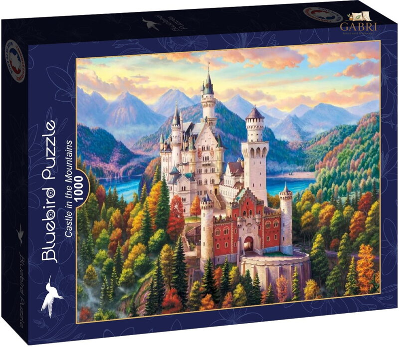 BLUEBIRD Puzzle Zámek v horách 1000 dílků