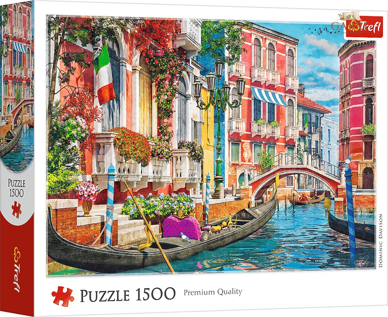 TREFL Puzzle Letní odpoledne v Benátkách 1500 dílků