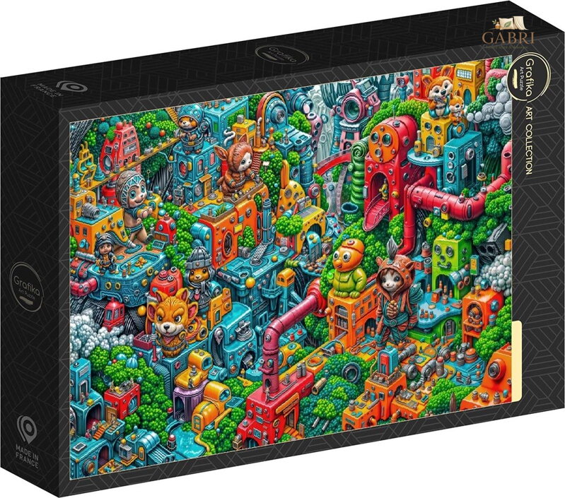 GRAFIKA Art Collection: Puzzle Robotopia 1000 dílků