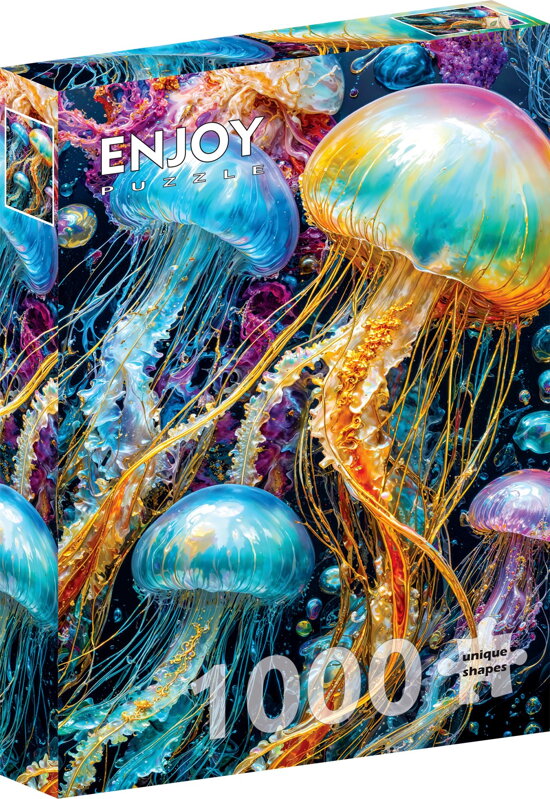 ENJOY Puzzle Záře medúzy 1000 dílků
