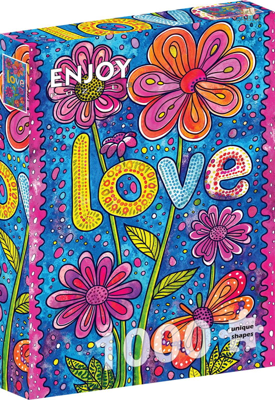 ENJOY Puzzle Květinová láska 1000 dílků