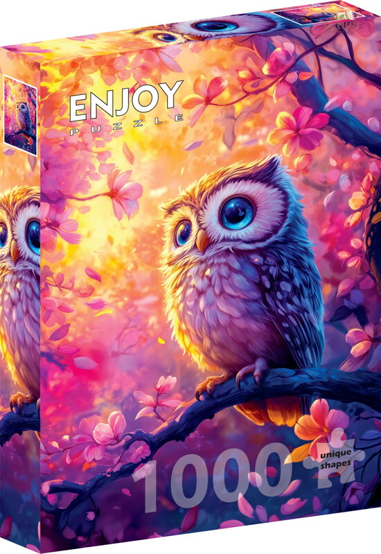 ENJOY Puzzle Zasněná sova 1000 dílků
