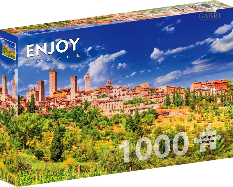 ENJOY Puzzle San Gimignano, Itálie 1000 dílků