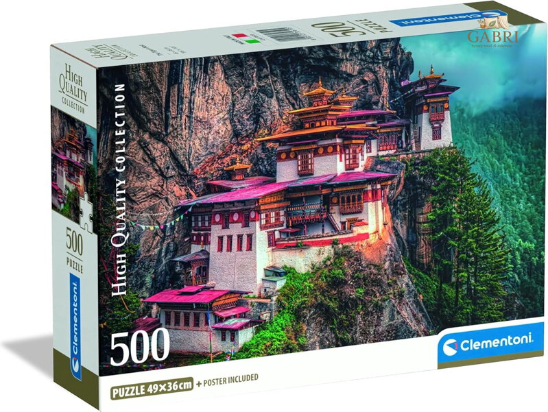 CLEMENTONI Puzzle Tygří hnízdo 500 dílků
