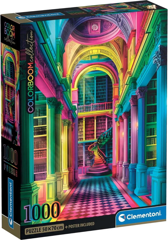 CLEMENTONI Puzzle ColorBoom: Athenaeum 1000 dílků