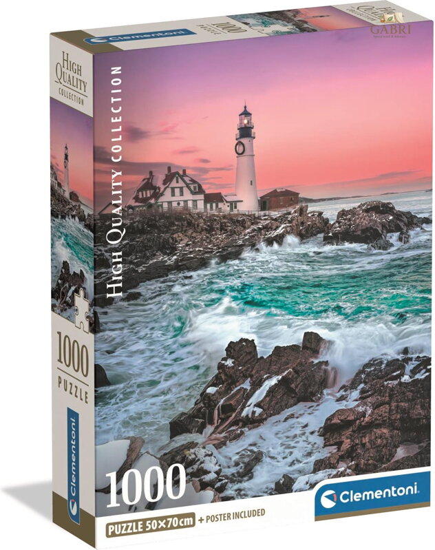 CLEMENTONI Puzzle První sníh na Portland Head 1000 dílků