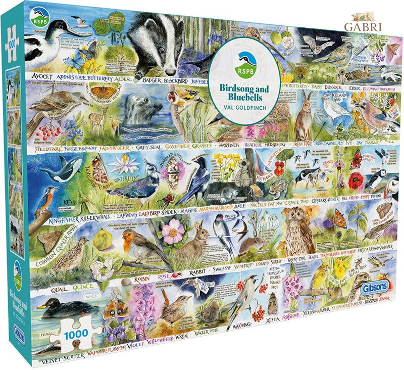 GIBSONS Puzzle RSPB: Kouzlo jarní přírody 1000 dílků