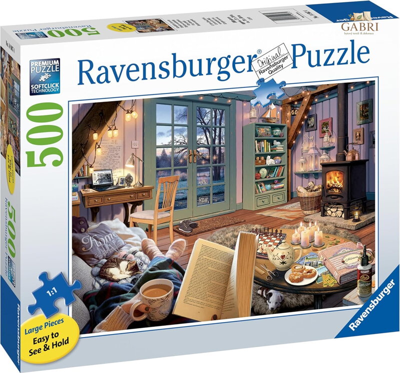 RAVENSBURGER Puzzle Útulné útočiště XXL 500 dílků