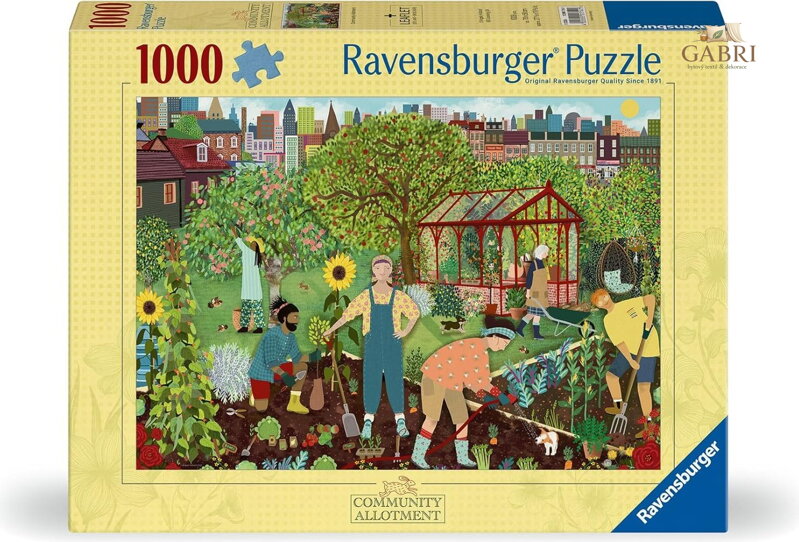 RAVENSBURGER Puzzle Práce na zahrádce 1000 dílků