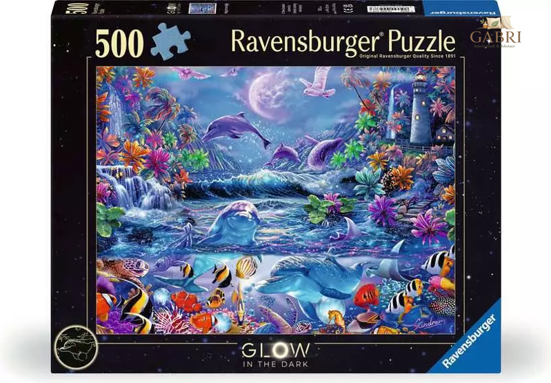 RAVENSBURGER Svítící puzzle Kouzlo měsíčního svitu 500 dílků