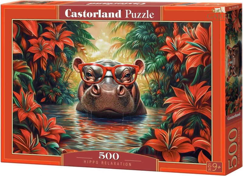 CASTORLAND Puzzle Hroší odpočinek 500 dílků