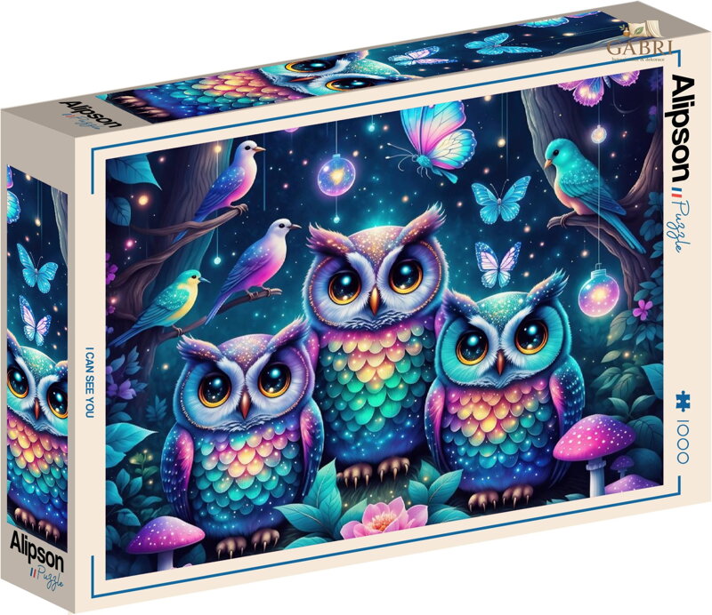 ALIPSON Puzzle Já tě vidím 1000 dílků