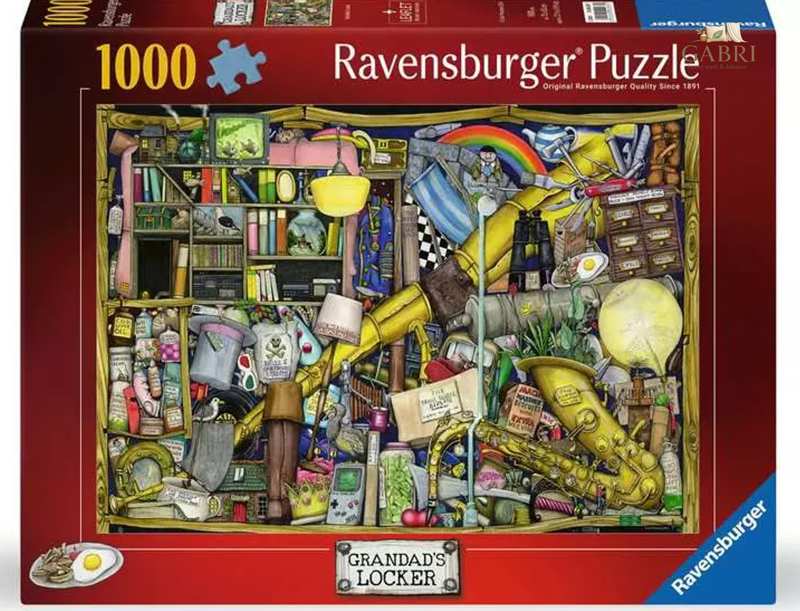 RAVENSBURGER Puzzle Dědečkova skříňka 1000 dílků