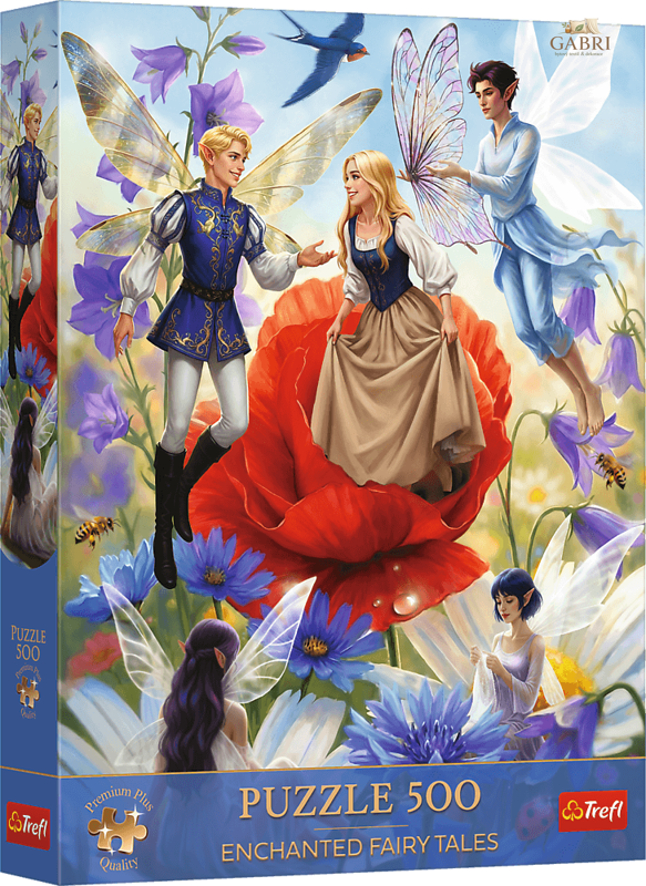 TREFL Puzzle Premium Plus Enchanted Fairy Tales: O Malence 500 dílků