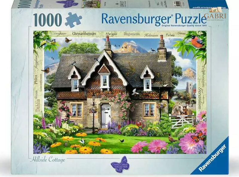 RAVENSBURGER Puzzle Country Cottage č.15: Chata na svahu 1000 dílků