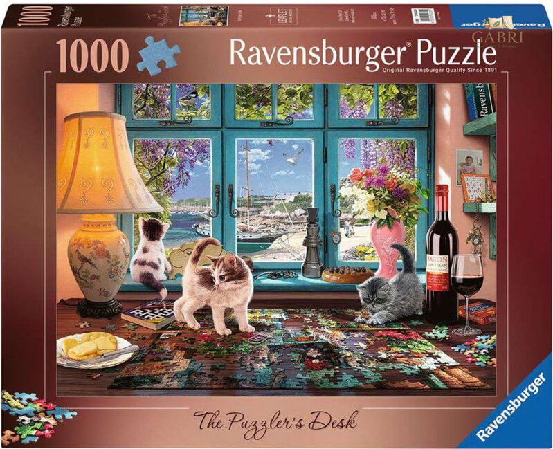 RAVENSBURGER Puzzle Stůl milovníka puzzle 1000 dílků