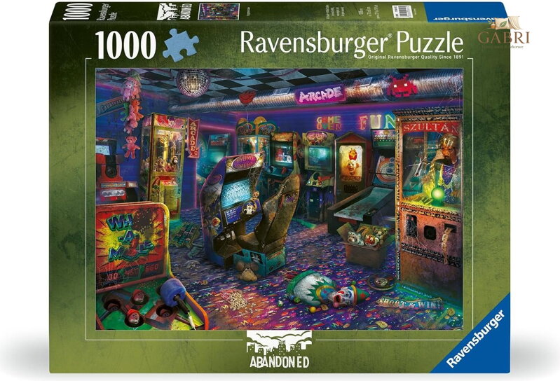 RAVENSBURGER Puzzle Abandoned: Zapomenutá herna 1000 dílků