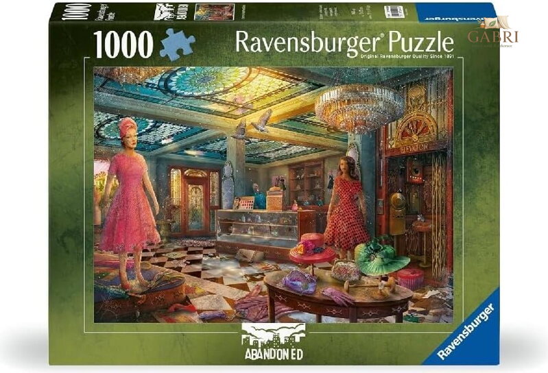 RAVENSBURGER Puzzle Abandoned: Opuštěný obchodní dům 1000 dílků