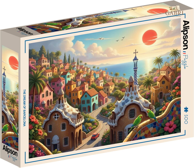 ALIPSON Puzzle Sen o Barceloně 500 dílků