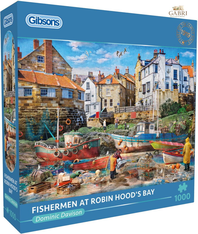 GIBSONS Puzzle Rybáři v zátoce Robina Hooda 1000 dílků