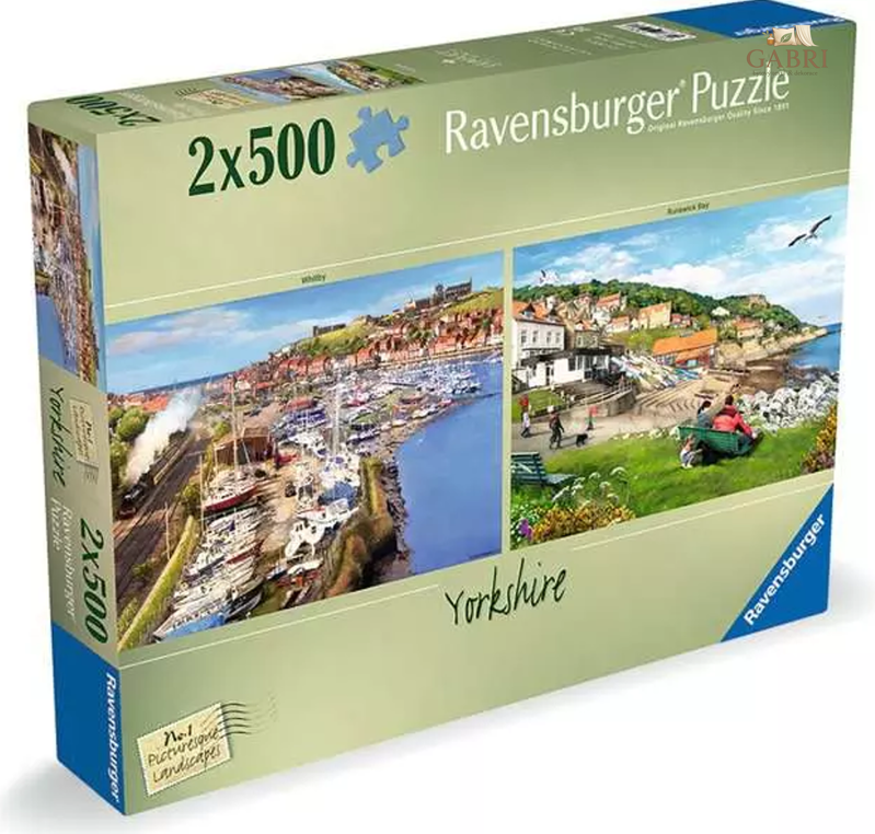 RAVENSBURGER Puzzle Picturesque Landscapes č.1: Yorkshire 2x500 dílků