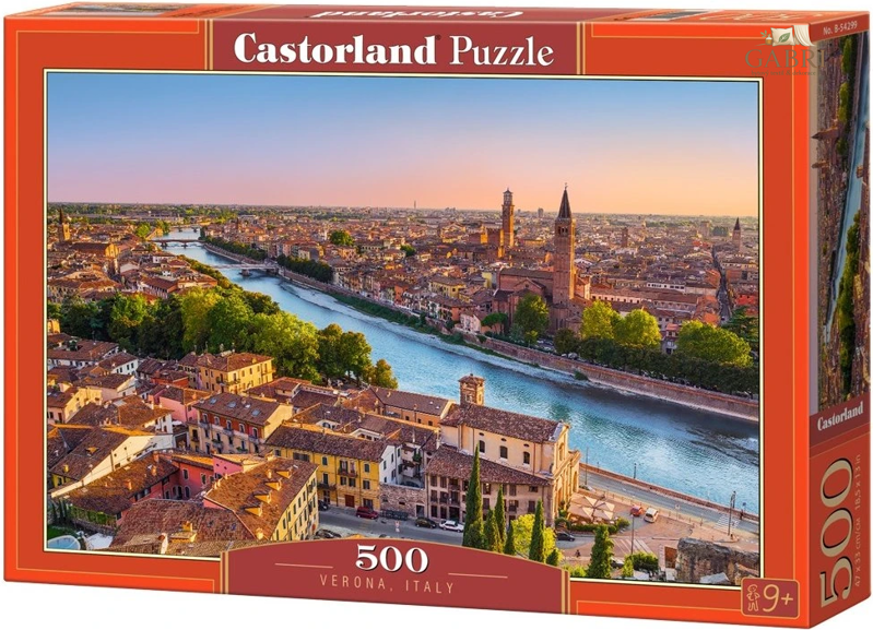 CASTORLAND Puzzle Verona, Itálie 500 dílků