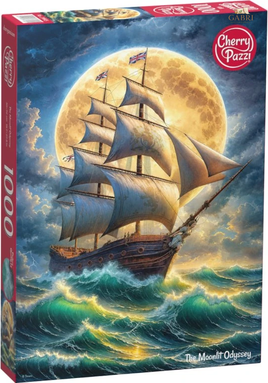 CHERRY PAZZI Puzzle Odyssea za svitu měsíce 1000 dílků