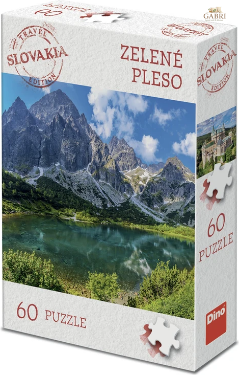 DINO Puzzle Turistická edice – Slovensko: Zelené pleso 60 dílků