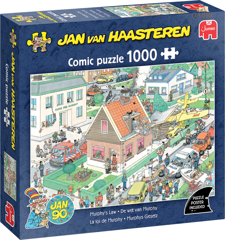 JUMBO Puzzle JvH Murphyho zákony 1000 dílků
