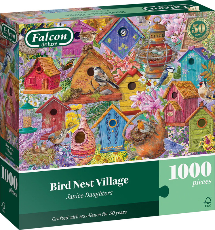 FALCON Puzzle Ptačí budky 1000 dílků